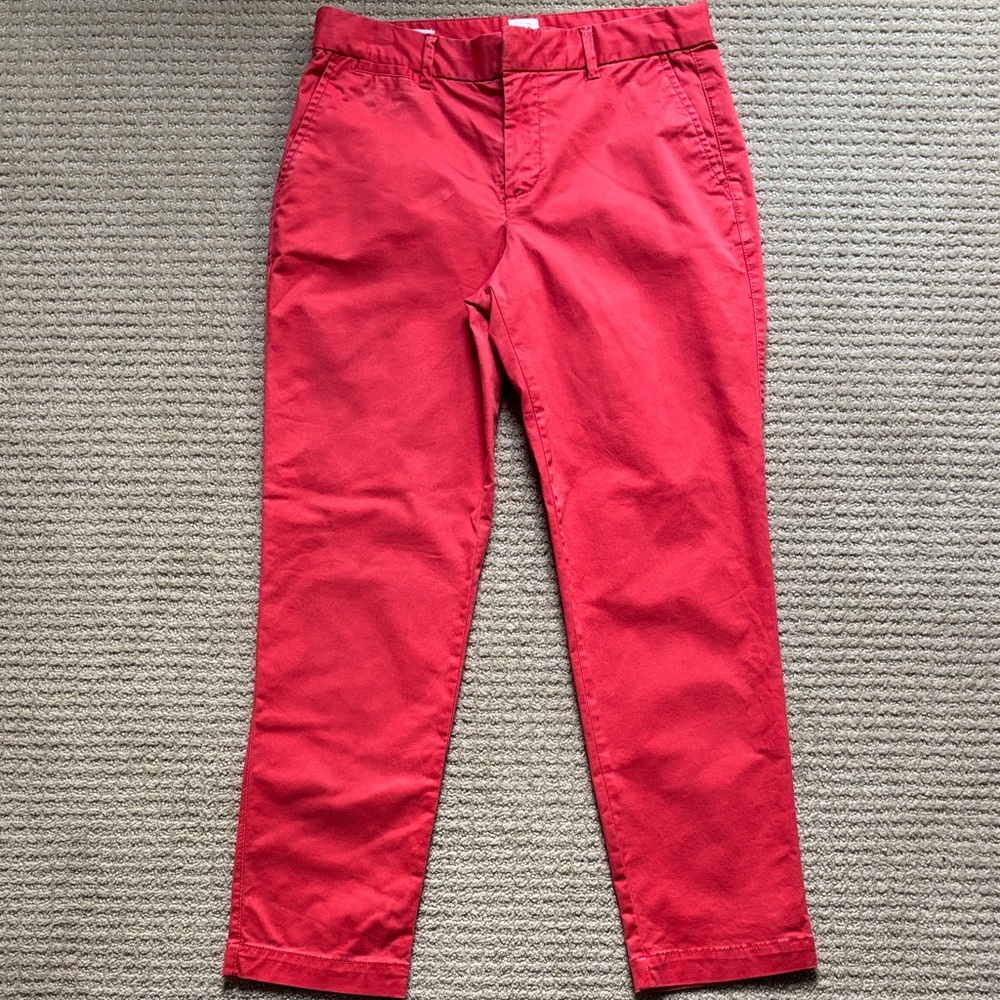GAP women’s slim city crop chinos sz 2